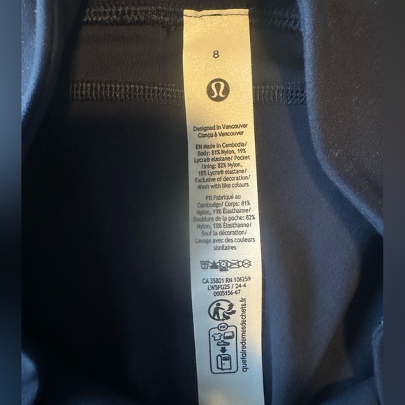 Lululemon Athletica Groove  Blue Flare Pants with High Waist - Picture 9 of 9